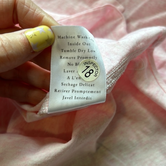 Frank and Eileen Shirt Tee Lab Eileen Button Down Pink Marled Cotton Top S NEW - Picture 10 of 13
